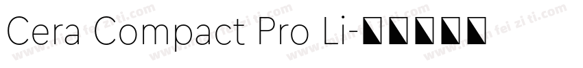Cera Compact Pro Li字体转换